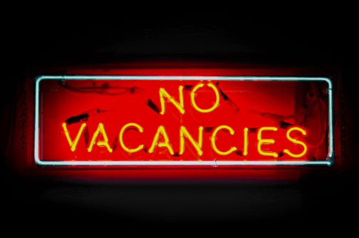 No vacancies